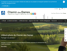 Tablet Screenshot of chemindesdames.fr
